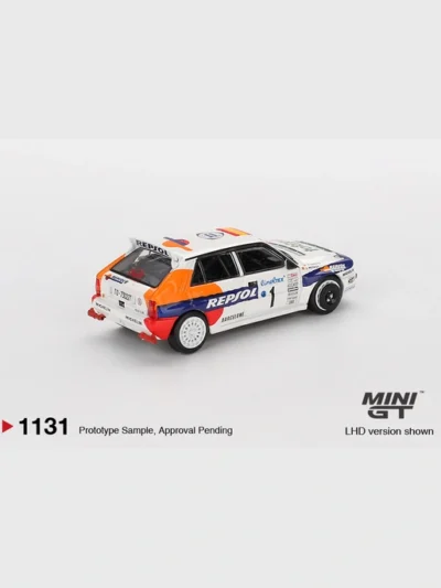 MINI GT 164 MGT01131 LANCIA DELTA HF INTEGRALE EVOLUZIONE #1 1993 RALLYE MONTE-CARLO