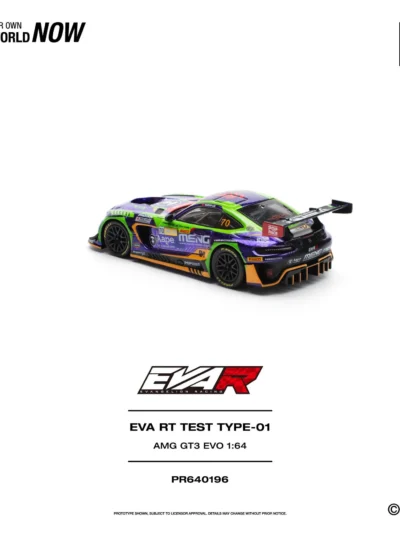 PR640196 POPRACE 1:64 EVA RT TEST TYPE-01 AMG GT3 EVO - MACAU GP 2023