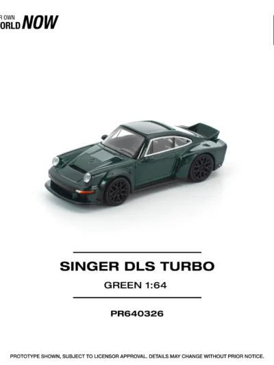 PR640326 POPRACE 164 PORSCHE SINGER DLS TURBO (ROAD) GREEN