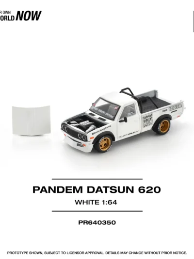 PR640350 POPRACE 164 PANDEM DATSUN 620 WHITE