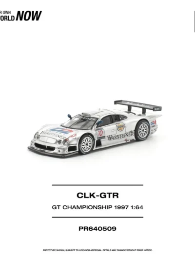 PR640509 POPRACE 1:64 MERCEDES-BENZ AMG CLK GTR FIA GT CHAMPIONSHIP 1997