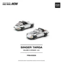 PR640526 POPRACE 1:64 SINGER TARGA SILVER CHROME