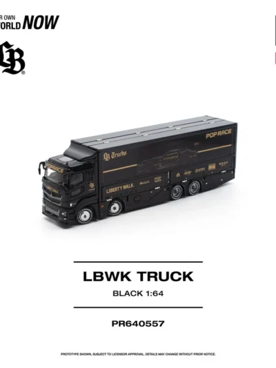 PR640557 POPRACE 164 LBWK TRUCK - BLACK