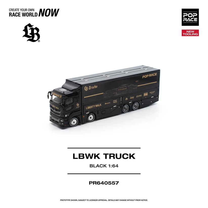 PR640557 POPRACE 164 LBWK TRUCK - BLACK