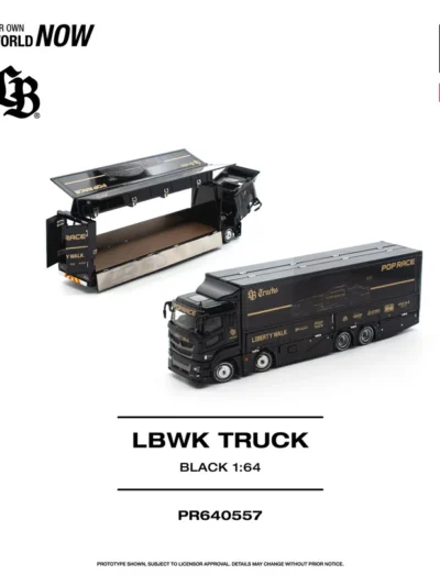PR640557 POPRACE 164 LBWK TRUCK - BLACK
