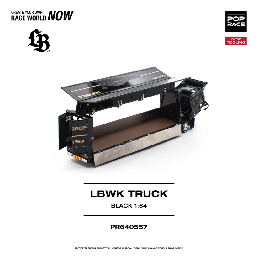 PR640557 POPRACE 164 LBWK TRUCK - BLACK