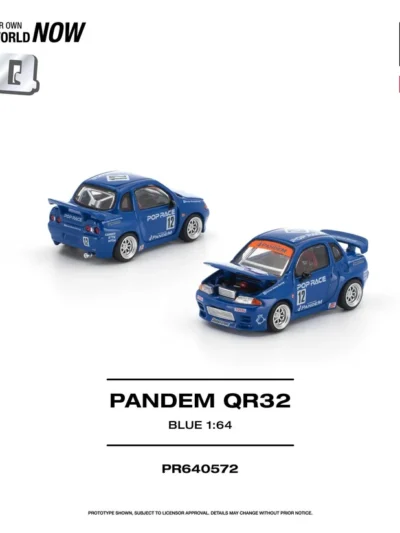 PR640572 POPRACE 1:64 PANDEM QR32 BLUE (NEW TOOLING)
