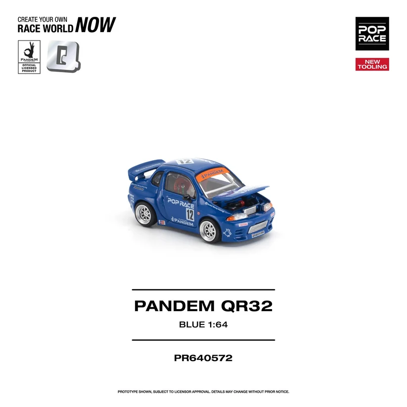 PR640572 POPRACE 1:64 PANDEM QR32 BLUE (NEW TOOLING) - Image 5