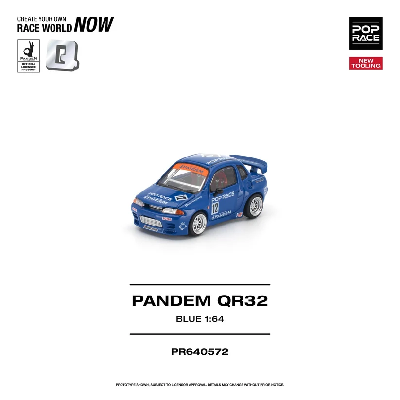 PR640572 POPRACE 1:64 PANDEM QR32 BLUE (NEW TOOLING) - Image 4