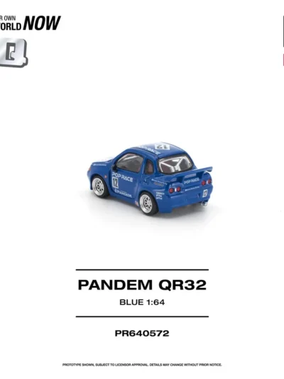 PR640572 POPRACE 1:64 PANDEM QR32 BLUE (NEW TOOLING)