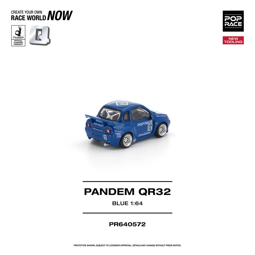 PR640572 POPRACE 1:64 PANDEM QR32 BLUE (NEW TOOLING) - Image 3