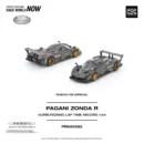 PR640582 POPRACE 1:64 PAGANI ZONDA R NÜRBURGRING LAP TIME RECORD - GREY