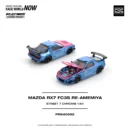 PR640592 POPRACE 1:64 MAZDA RX7 (FC3S) RE-AMEMIYA STREET7 CHROME - PINK/BLUE