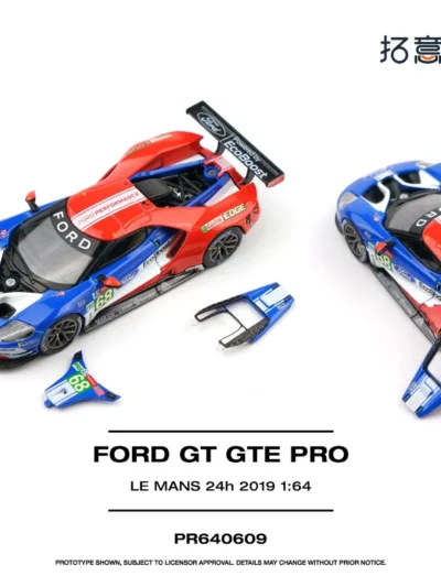 PR640609 POPRACE 1:64 X XCARTOYS FORD GT GTE PRO - LE MANS 24H 2019