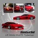 STAR MODEL 164 FERRARI 512 TR TESTAROSSA WIDE BODY - REDSILVER
