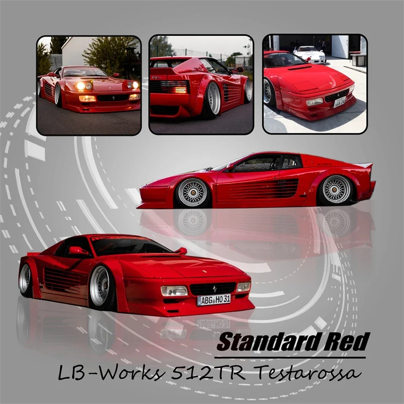STAR MODEL 164 FERRARI 512 TR TESTAROSSA WIDE BODY - REDSILVER