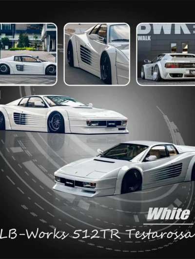 STAR MODEL 1:64 FERRARI 512 TR TESTAROSSA WIDE BODY - WHITE