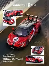 INNO64 1/64 YANGWANG U9 NÜRBURGRING TEST CAR 2025 RED