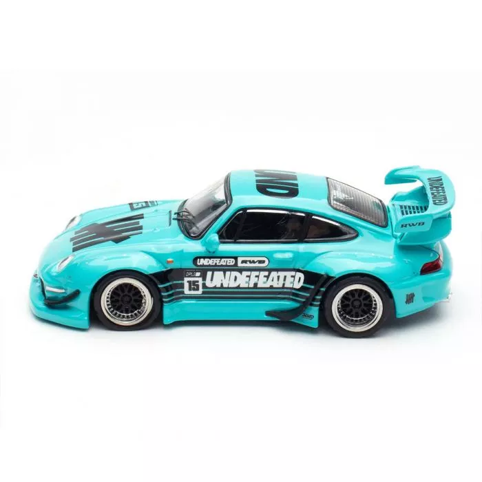 INNO64 X DPLS X UNDEFEATED 1:64 PORSCHE RWB 993 - BLUE - TOKYO AUTO SALON 2026 - Image 6