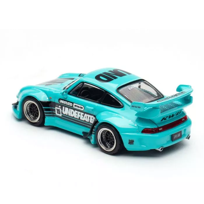 INNO64 X DPLS X UNDEFEATED 1:64 PORSCHE RWB 993 - BLUE - TOKYO AUTO SALON 2026 - Image 3