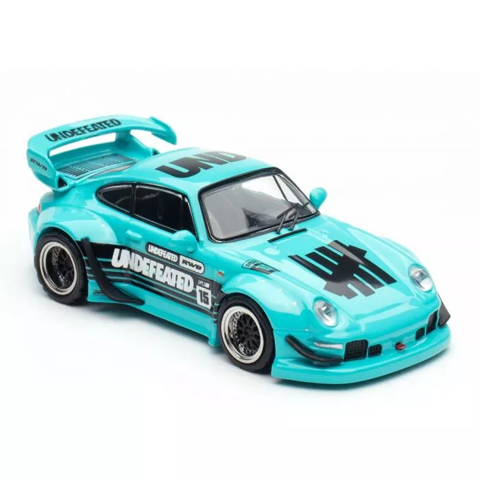 INNO64 X DPLS X UNDEFEATED 1:64 PORSCHE RWB 993 - BLUE - TOKYO AUTO SALON 2026 - Image 5