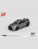 MINI GT 1:64 MGT01089 NISSAN GT-R 2013 DARK METAL GRAY (NISMO R35 CRS VERSION)