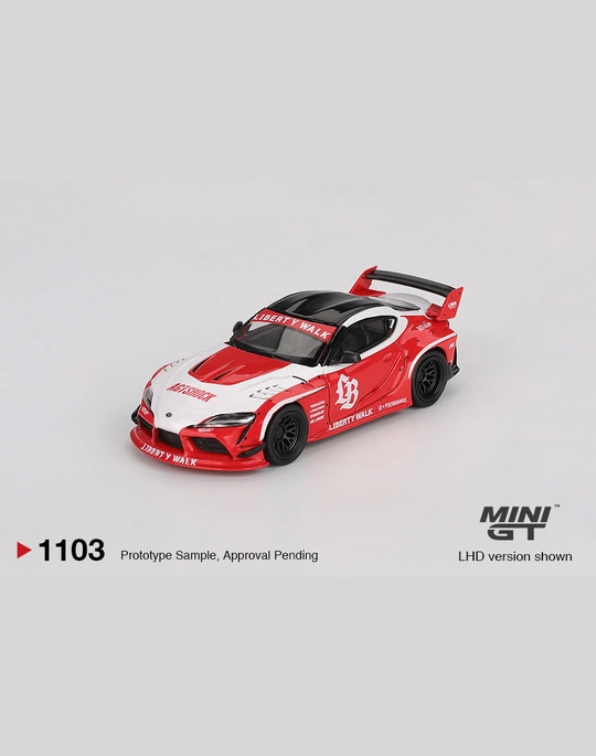 MINI GT 1:64 MGT01109 LB★WORKS TOYOTA GR SUPRA RED - Image 3