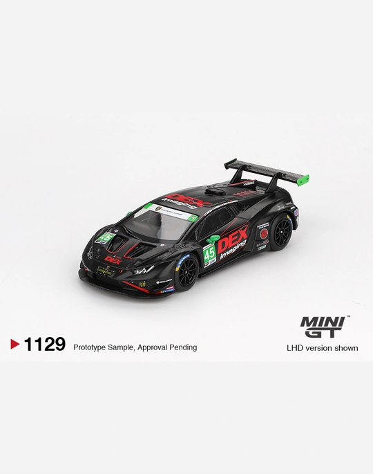 MINI GT 1:64 MGT01129 LAMBORGHINI HURACÁN GT3 EVO2 #45 NO. 45 DEX IMAGING 2024 IMSA DAYTONA 24 HRS
