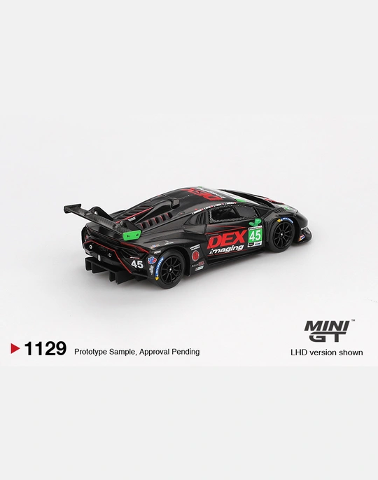 MINI GT 1:64 MGT01129 LAMBORGHINI HURACÁN GT3 EVO2 #45 NO. 45 DEX IMAGING 2024 IMSA DAYTONA 24 HRS - Image 3