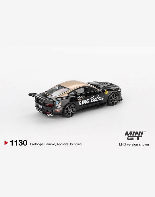 MINI GT 1:64 MGT01130 SHELBY GT500 DRAGON SNAKE CONCEPT BLACK/GOLD - Image 3
