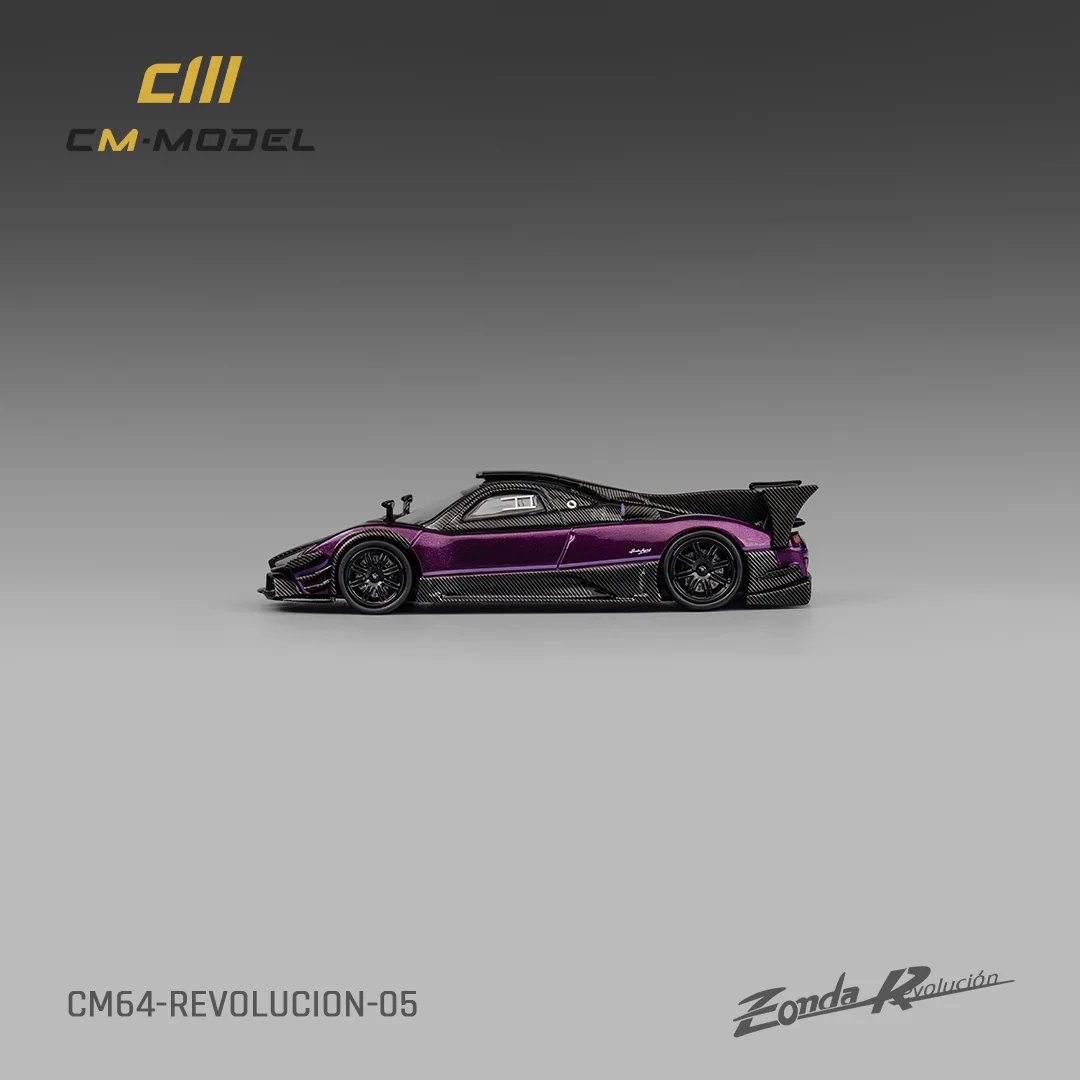 CM MODEL 1:64 PAGANI ZONDA REVOLUCION PURPLE - Image 2
