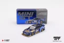 MGT01157 MINI GT 1:64 NISSAN LB-SUPER SILHOUETTE S15 SILVIA #555 TEAM MINI GT LIBERTY WALK 2025 FORMULA DRIFT – CHROME BLUE