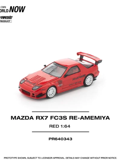 PR640343 POPRACE 164 MAZDA RX-7 FC3S RE-AMEMIYA RED