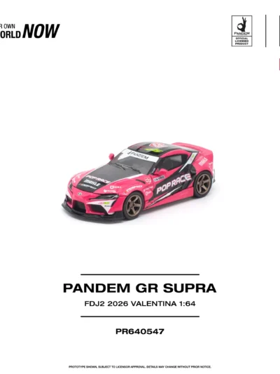 PR640547 POPRACE 1:64 PANDEM GR SUPRA FDJ2 VALENTINA PIAZ NEW TOOLING
