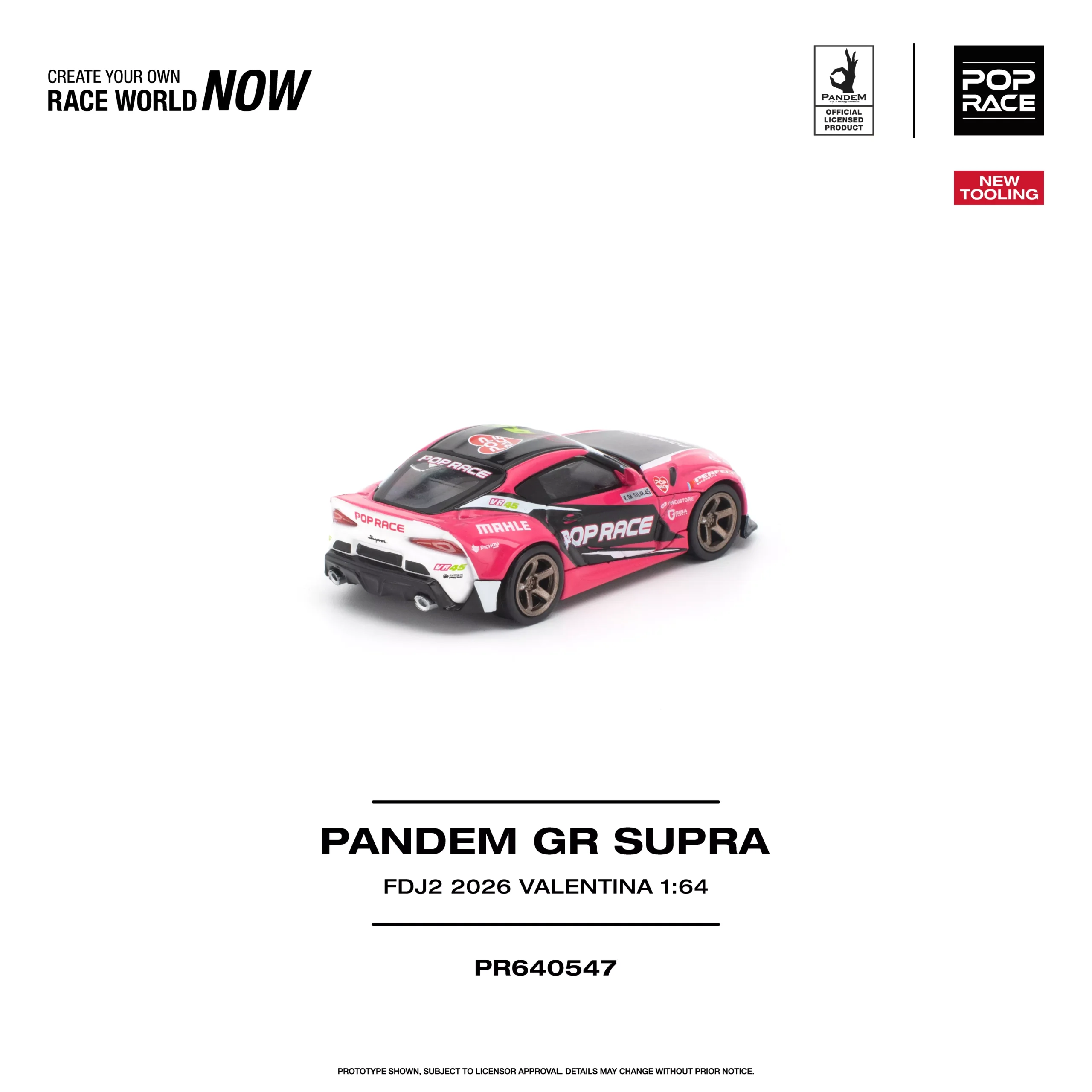PR640547 POPRACE 1:64 PANDEM GR SUPRA FDJ2 VALENTINA PIAZ NEW TOOLING - Image 3