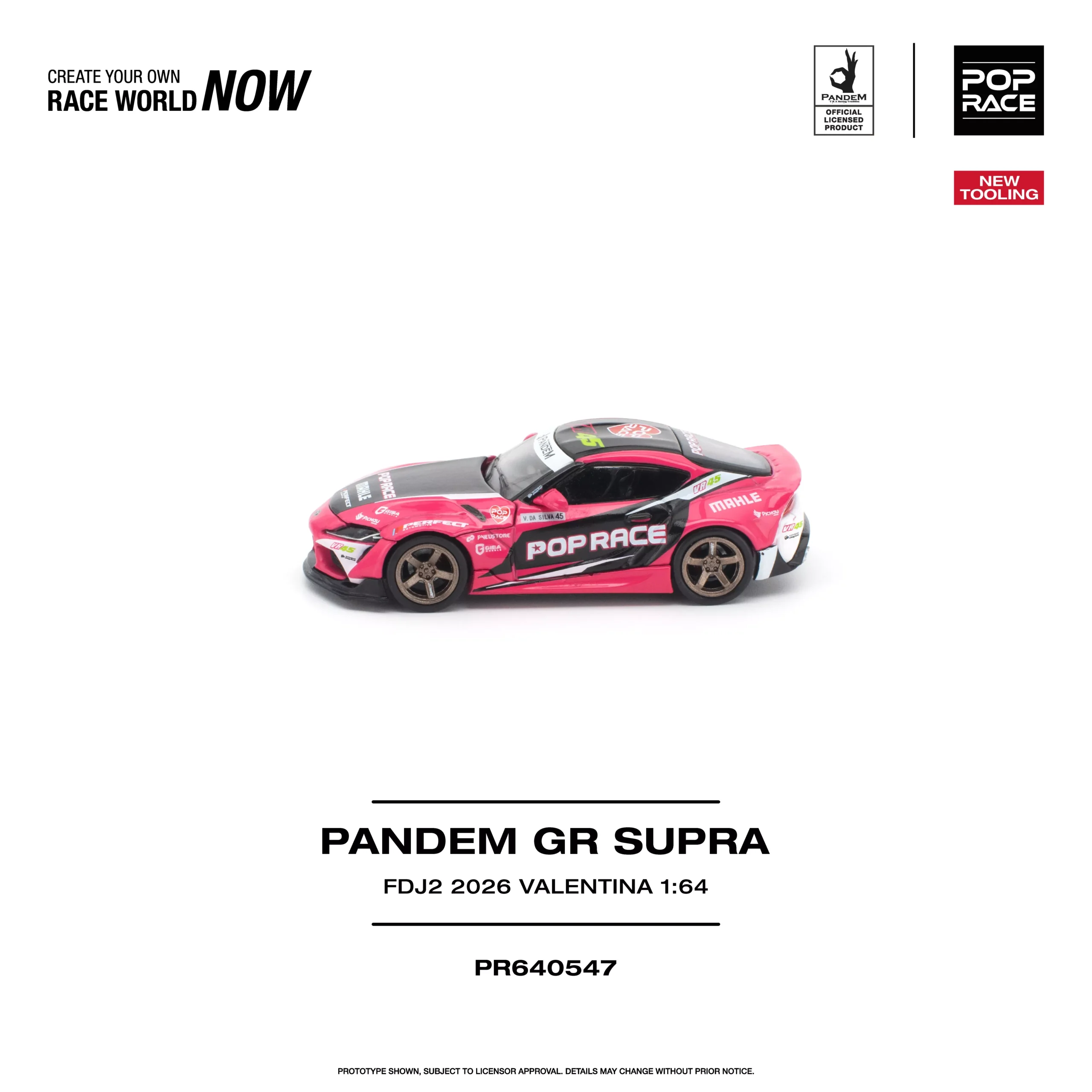 PR640547 POPRACE 1:64 PANDEM GR SUPRA FDJ2 VALENTINA PIAZ NEW TOOLING - Image 4