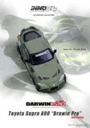 INNO64 1:64 TOYOTA SUPRA A90 DARWIN PRO MATT GREEN