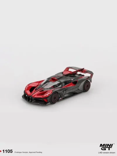MINI GT MGT01105 1:64 BUGATTI BOLIDE RED