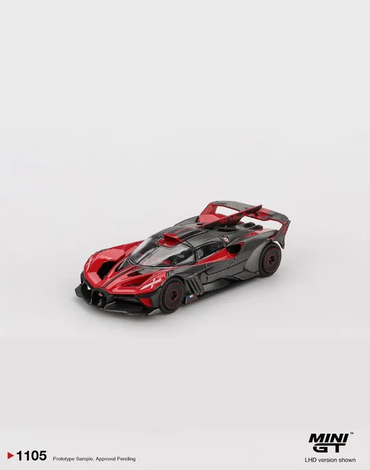 MINI GT MGT01105 1:64 BUGATTI BOLIDE RED