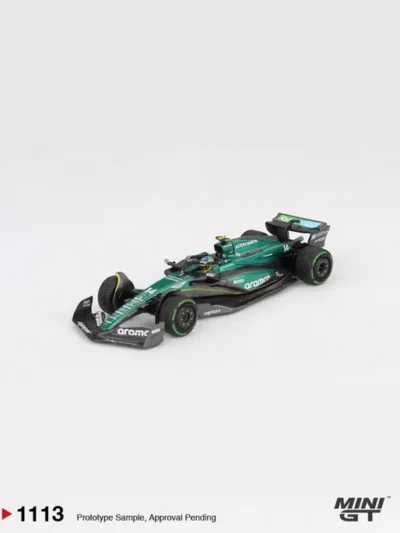 MINI GT 1:64 MGT01113 ASTON MARTIN AMR24 #14 FERNANDO ALONSO 2024 F1 CANADIAN GP