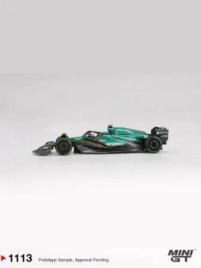 MINI GT 1:64 MGT01113 ASTON MARTIN AMR24 #14 FERNANDO ALONSO 2024 F1 CANADIAN GP