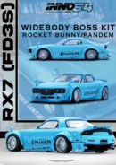 INNO64 1:64 PANDEM ROCKET BUNNY RX-7 (FD3S) TIFFANY BLUE
