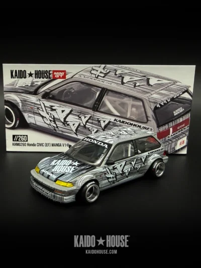 KAIDO HOUSE X MINI GT 1:64 KHMG260 HONDA CIVIC (EF) KAIDO MANGA V1