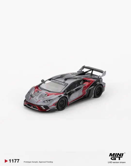 MINI GT 1:64 MGT01177 LB★WORKS LAMBORGHINI HURACÁN GT RONIN - Image 3