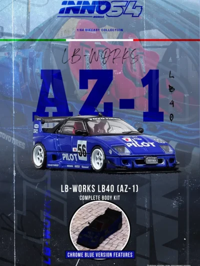 INNO64 1:64 Mazda AZ-1 Liberty Walk LB40 Pilot