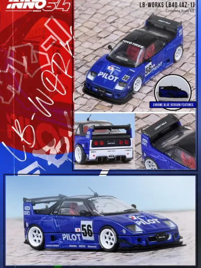 INNO64 1:64 Mazda AZ-1 Liberty Walk LB40 Pilot